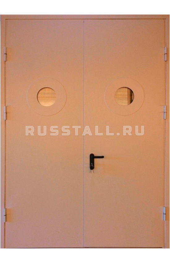 Стальная противопожарная входная дверь RS124